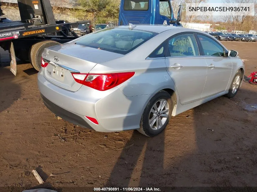 2014 Hyundai Sonata Gls VIN: 5NPEB4AC5EH936741 Lot: 40790891