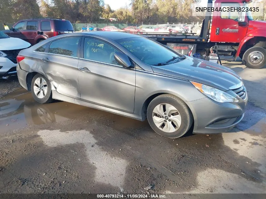 2014 Hyundai Sonata Gls VIN: 5NPEB4AC3EH823435 Lot: 40793214