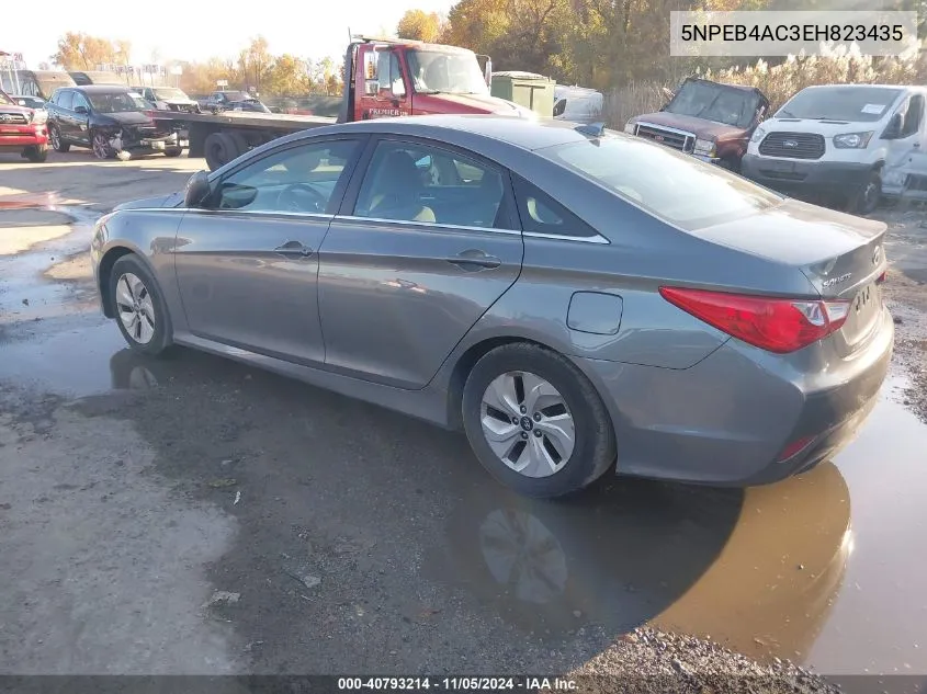 2014 Hyundai Sonata Gls VIN: 5NPEB4AC3EH823435 Lot: 40793214