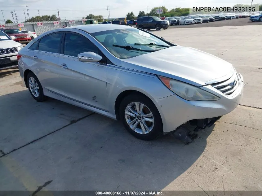 2014 Hyundai Sonata Gls VIN: 5NPEB4AC0EH933195 Lot: 40808168