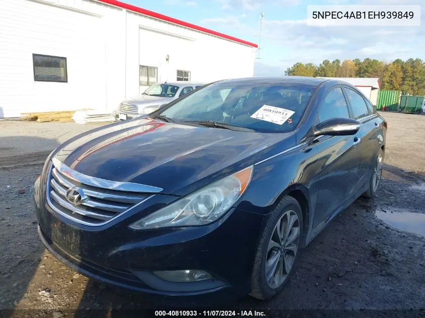 2014 Hyundai Sonata Se 2.0T VIN: 5NPEC4AB1EH939849 Lot: 40810933