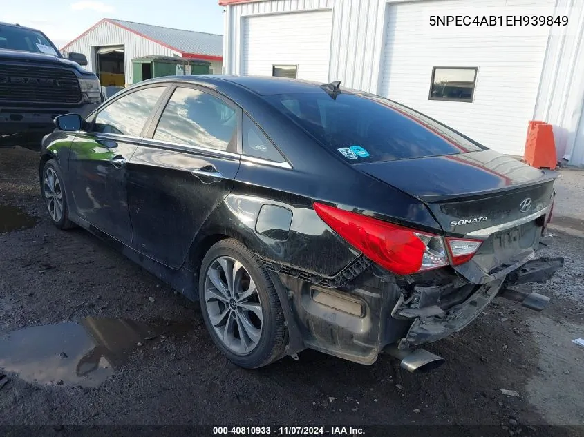 2014 Hyundai Sonata Se 2.0T VIN: 5NPEC4AB1EH939849 Lot: 40810933