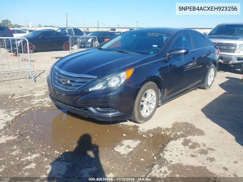 2014 Hyundai Sonata Gls VIN: 5NPEB4ACXEH923256 Lot: 40839044