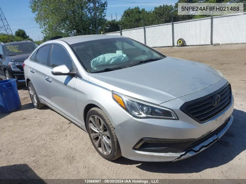 2015 Hyundai Sonata Se VIN: 5NPE24AF8FH021488 Lot: 12066957