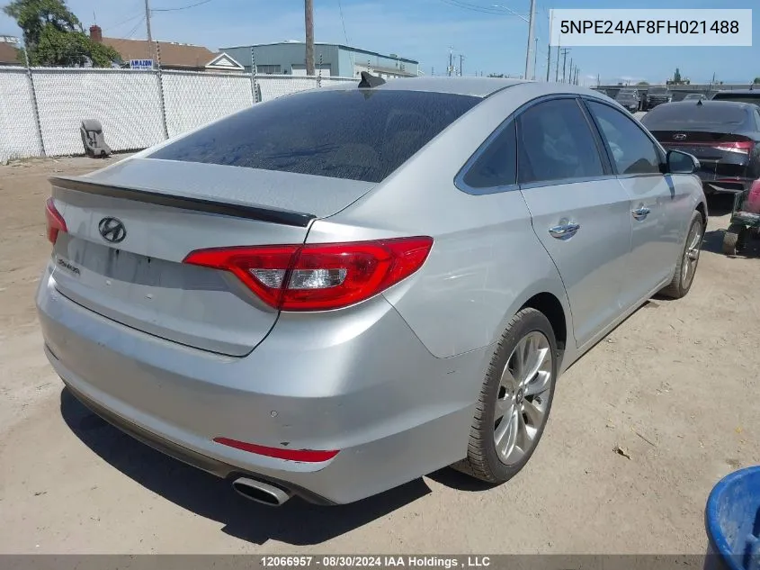 2015 Hyundai Sonata Se VIN: 5NPE24AF8FH021488 Lot: 12066957