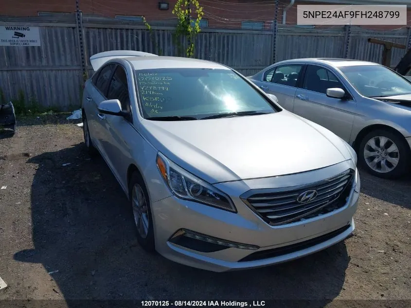 5NPE24AF9FH248799 2015 Hyundai Sonata