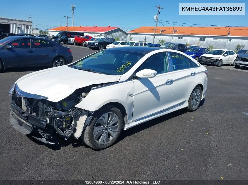 KMHEC4A43FA136899 2015 Hyundai Sonata Hybrid/Limited