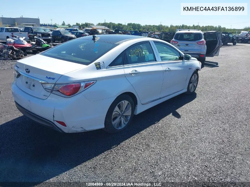 KMHEC4A43FA136899 2015 Hyundai Sonata Hybrid/Limited