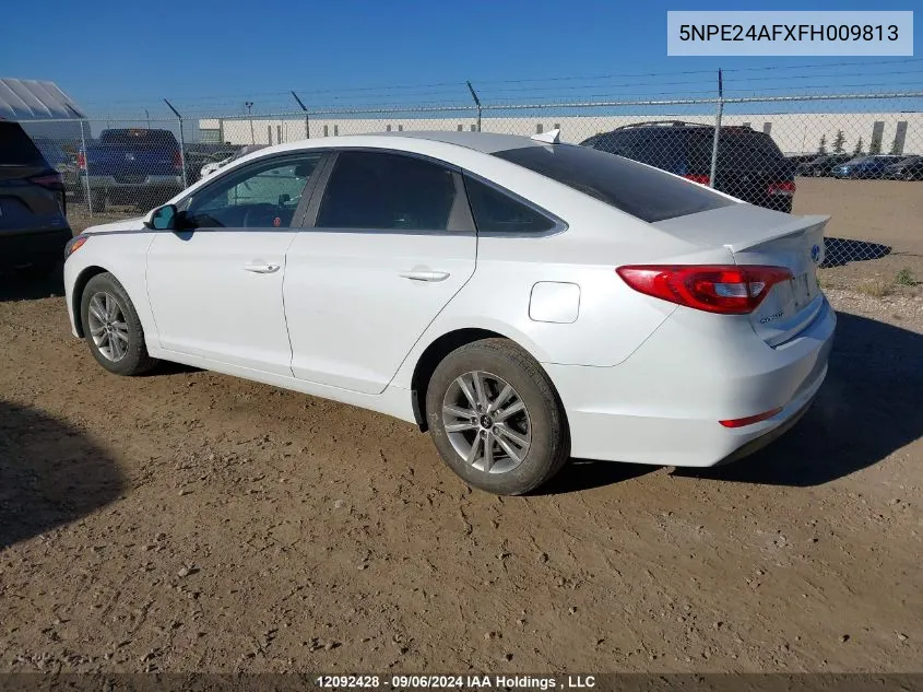 5NPE24AFXFH009813 2015 Hyundai Sonata Se