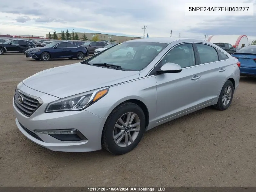 2015 Hyundai Sonata Se VIN: 5NPE24AF7FH063277 Lot: 12113128