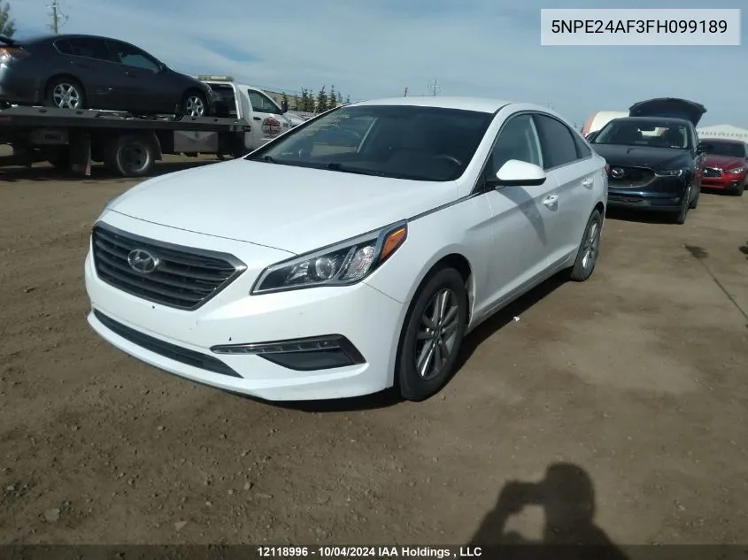 2015 Hyundai Sonata Gl VIN: 5NPE24AF3FH099189 Lot: 12118996