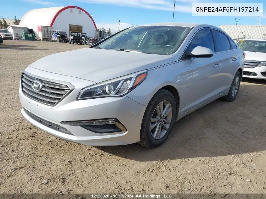 5NPE24AF6FH197214 2015 Hyundai Sonata Gl