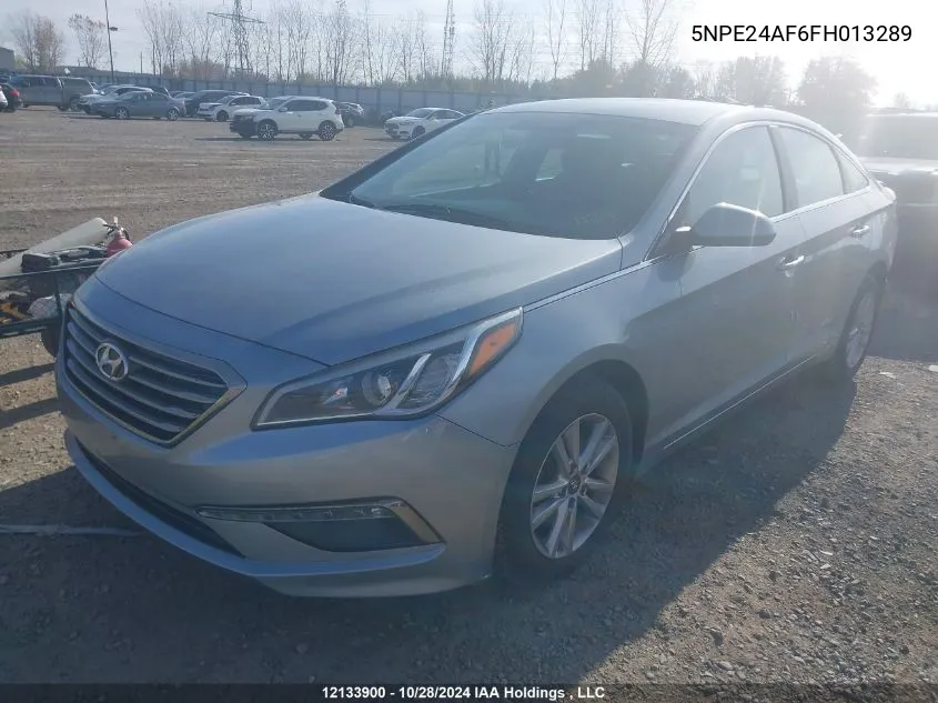 2015 Hyundai Sonata VIN: 5NPE24AF6FH013289 Lot: 12133900