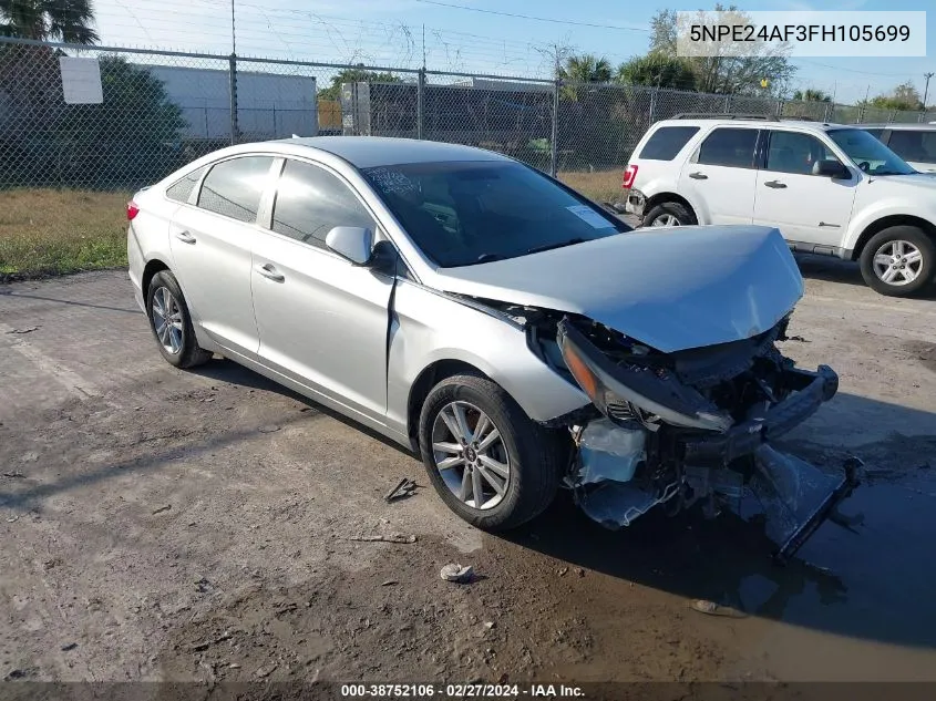 5NPE24AF3FH105699 2015 Hyundai Sonata Se