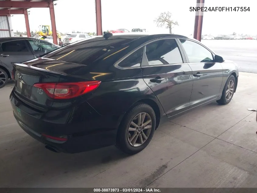 5NPE24AF0FH147554 2015 Hyundai Sonata Se