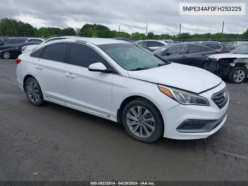 2015 Hyundai Sonata Sport VIN: 5NPE34AF0FH253225 Lot: 39232814