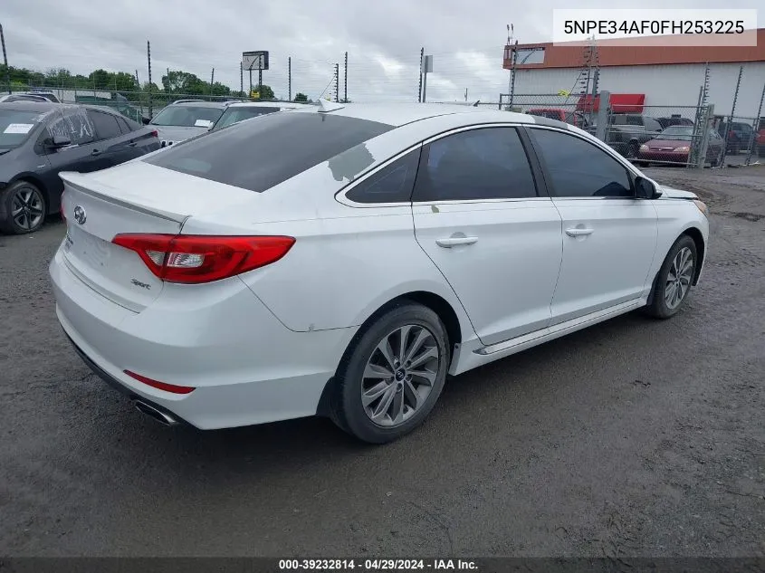 2015 Hyundai Sonata Sport VIN: 5NPE34AF0FH253225 Lot: 39232814