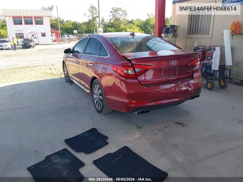 2015 Hyundai Sonata Sport VIN: 5NPE34AF6FH068614 Lot: 39335049