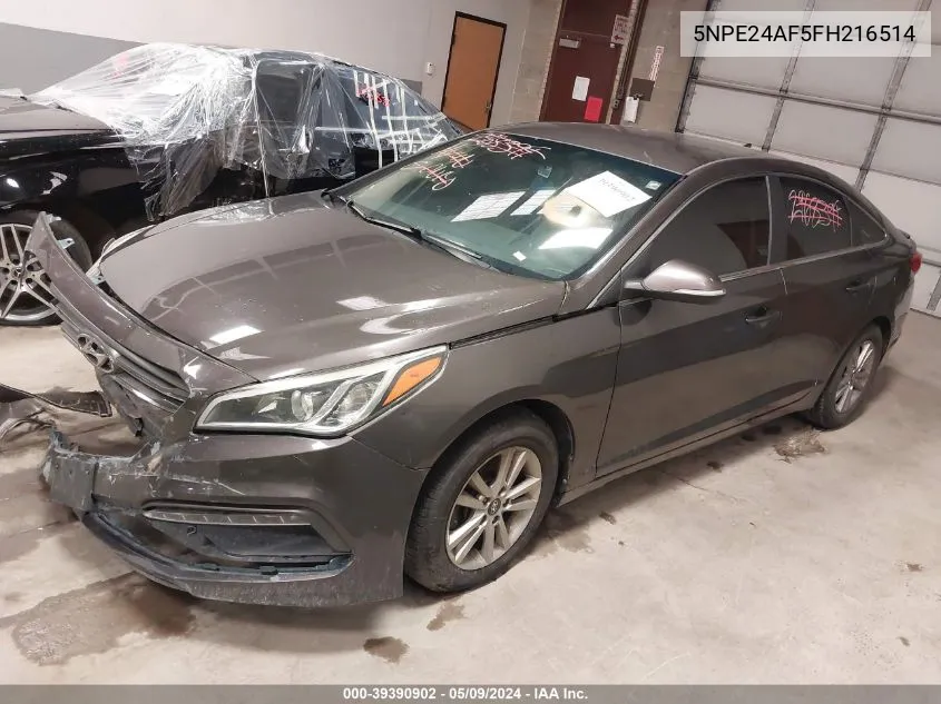 5NPE24AF5FH216514 2015 Hyundai Sonata Se