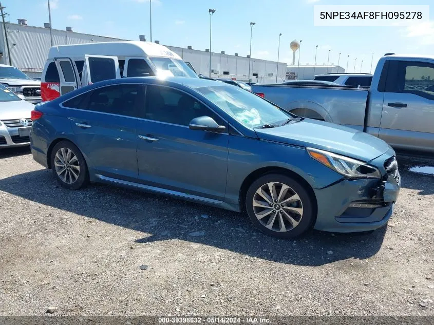 5NPE34AF8FH095278 2015 Hyundai Sonata Sport