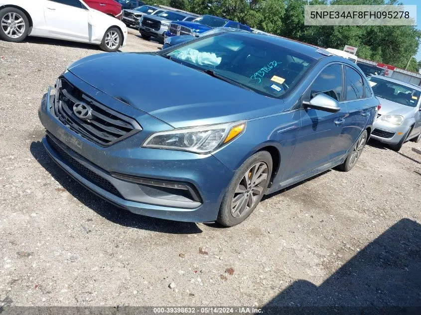 5NPE34AF8FH095278 2015 Hyundai Sonata Sport