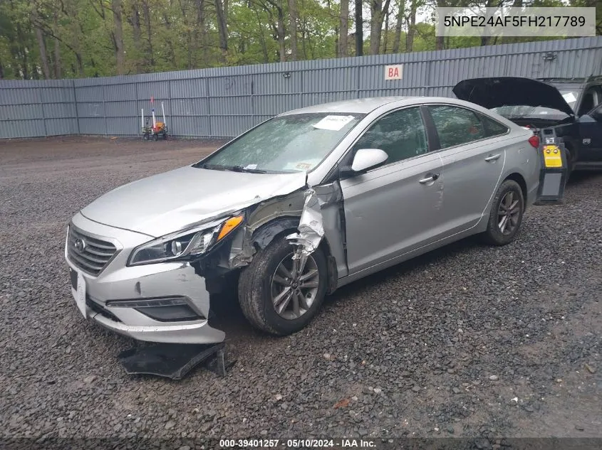 5NPE24AF5FH217789 2015 Hyundai Sonata Se