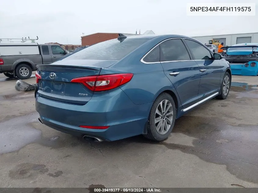 2015 Hyundai Sonata Sport VIN: 5NPE34AF4FH119575 Lot: 39419377