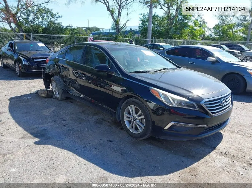 2015 Hyundai Sonata Se VIN: 5NPE24AF7FH214134 Lot: 39507438