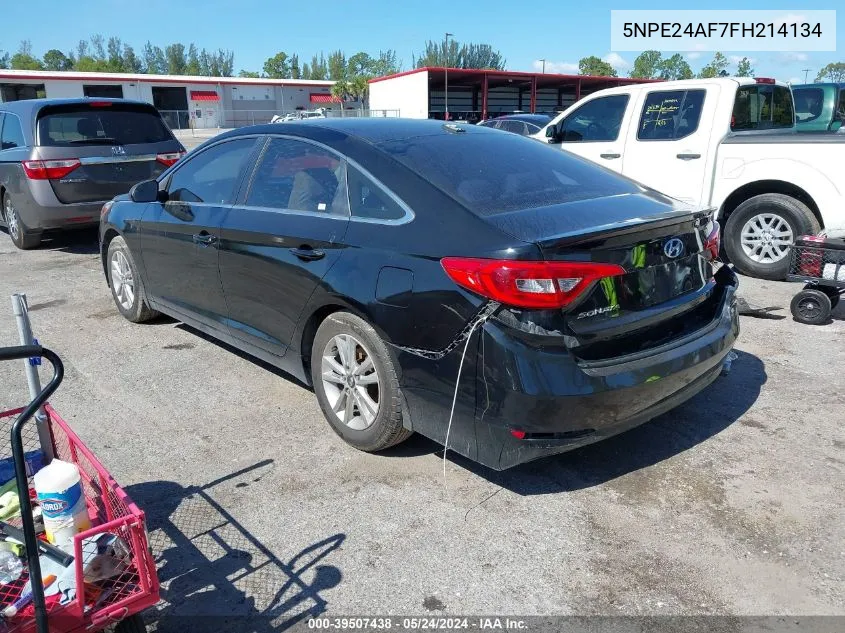 5NPE24AF7FH214134 2015 Hyundai Sonata Se