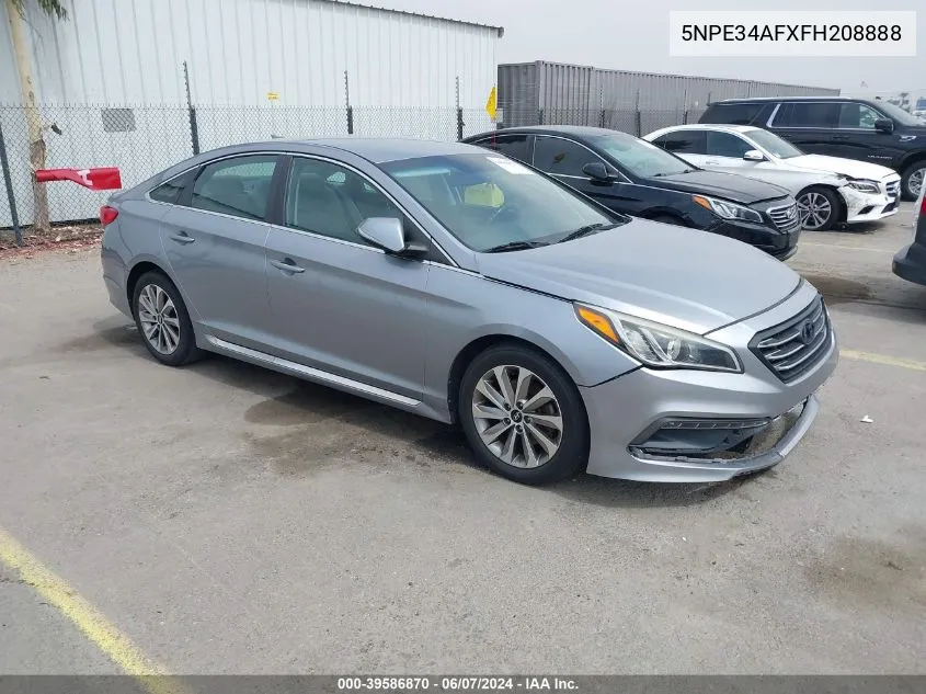 2015 Hyundai Sonata Sport VIN: 5NPE34AFXFH208888 Lot: 39586870