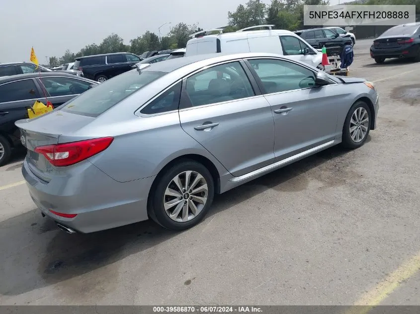 2015 Hyundai Sonata Sport VIN: 5NPE34AFXFH208888 Lot: 39586870