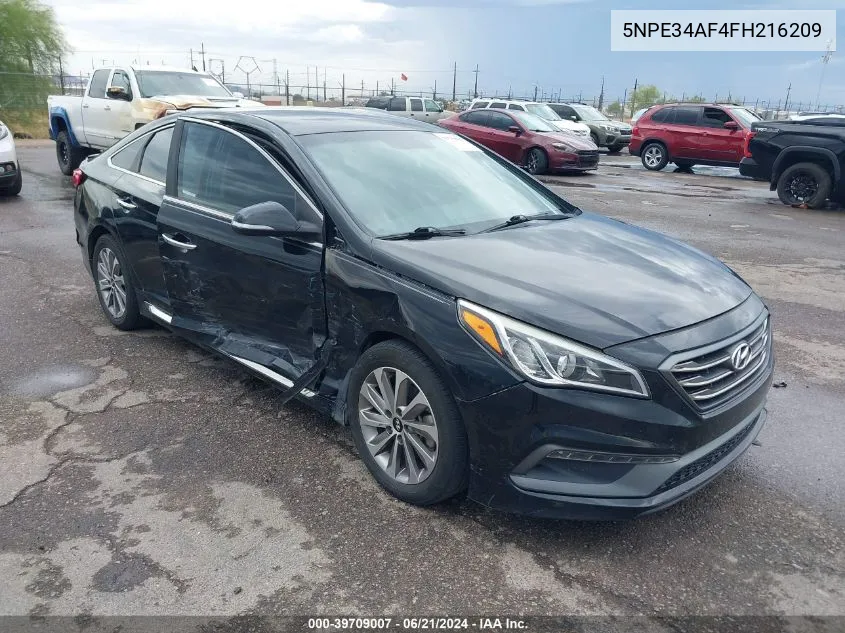 5NPE34AF4FH216209 2015 Hyundai Sonata Sport