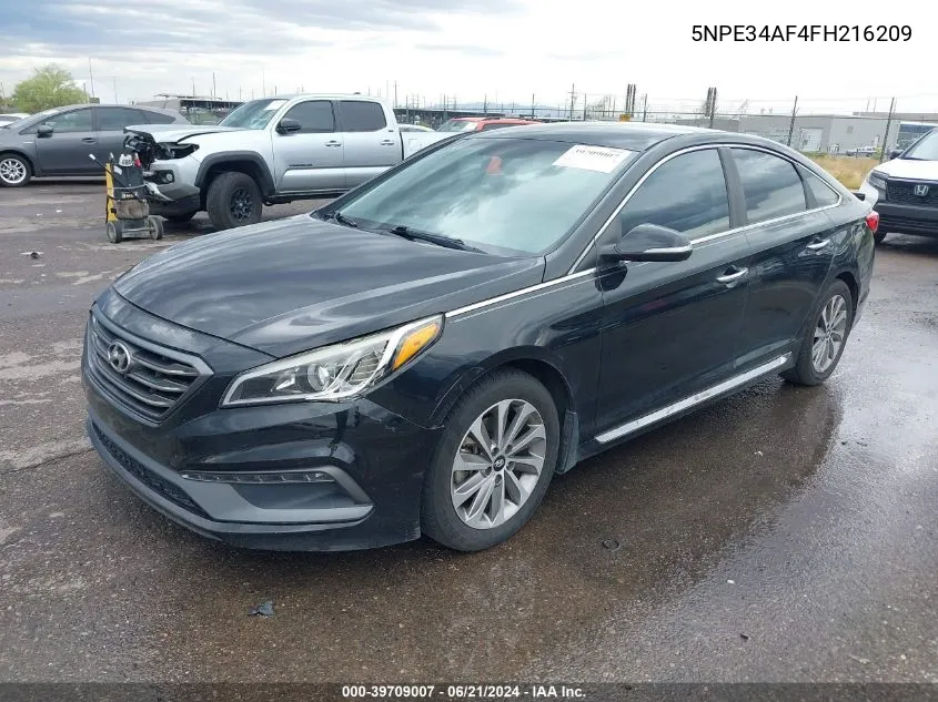 5NPE34AF4FH216209 2015 Hyundai Sonata Sport