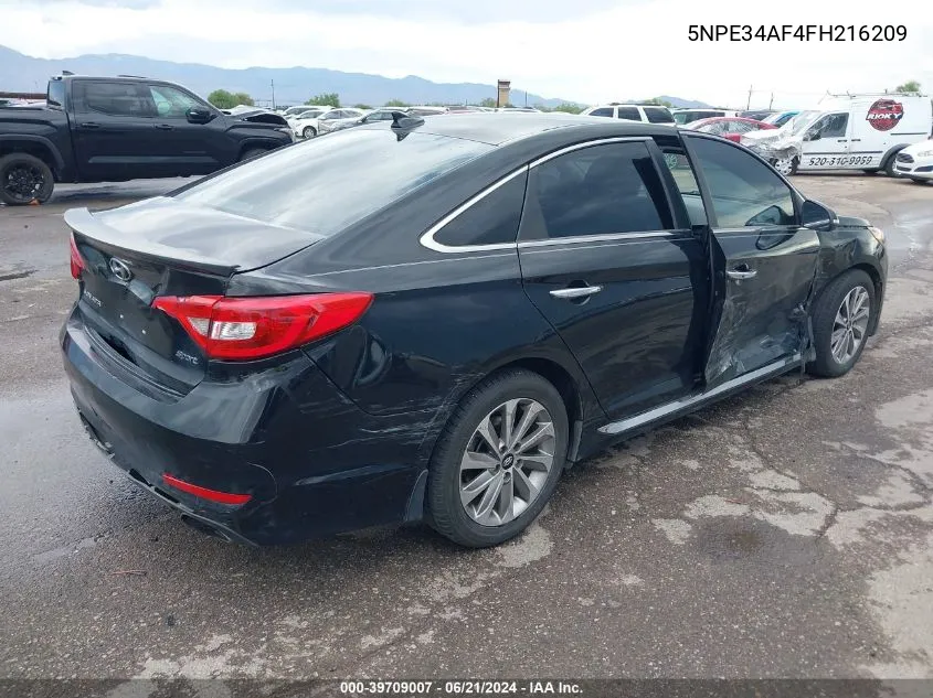 5NPE34AF4FH216209 2015 Hyundai Sonata Sport