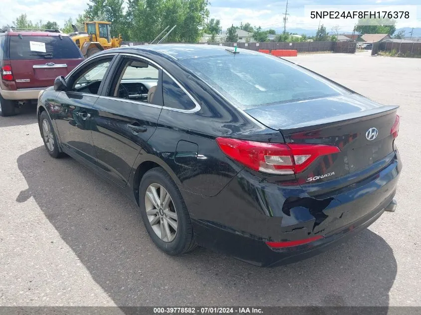 5NPE24AF8FH176378 2015 Hyundai Sonata Se