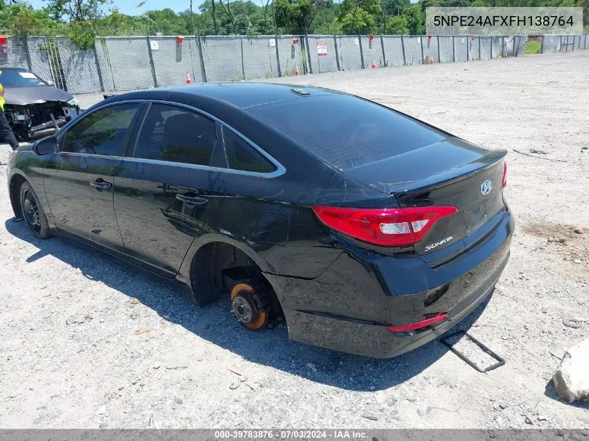 5NPE24AFXFH138764 2015 Hyundai Sonata Se