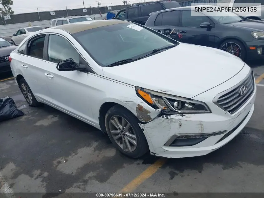 2015 Hyundai Sonata Se VIN: 5NPE24AF6FH255158 Lot: 39796639