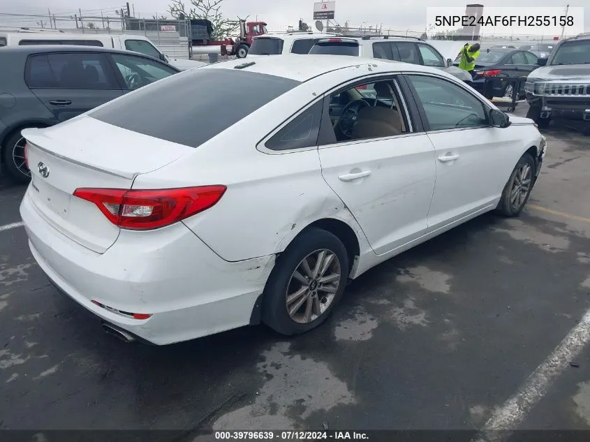 5NPE24AF6FH255158 2015 Hyundai Sonata Se