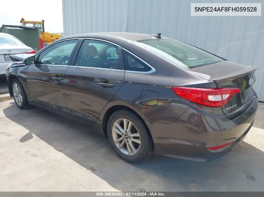 5NPE24AF8FH059528 2015 Hyundai Sonata Se