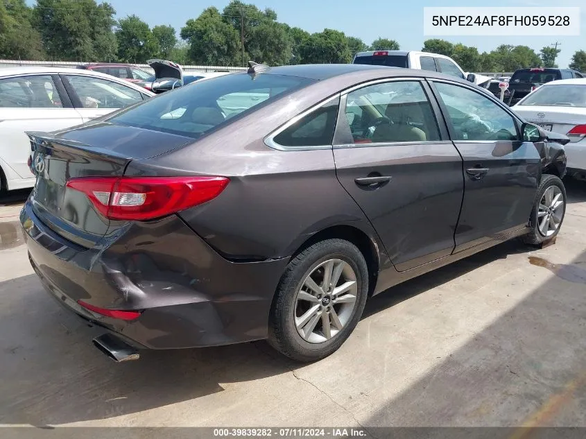 2015 Hyundai Sonata Se VIN: 5NPE24AF8FH059528 Lot: 39839282