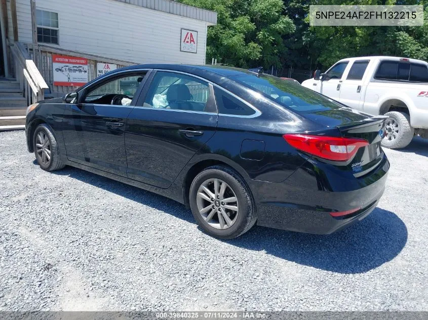 2015 Hyundai Sonata Se VIN: 5NPE24AF2FH132215 Lot: 39840325