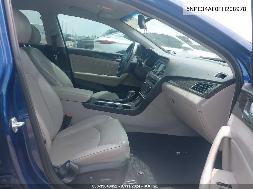 5NPE34AF0FH208978 2015 Hyundai Sonata Limited