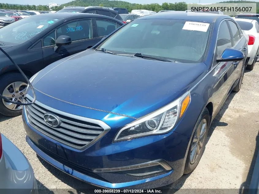 5NPE24AF5FH156007 2015 Hyundai Sonata Se