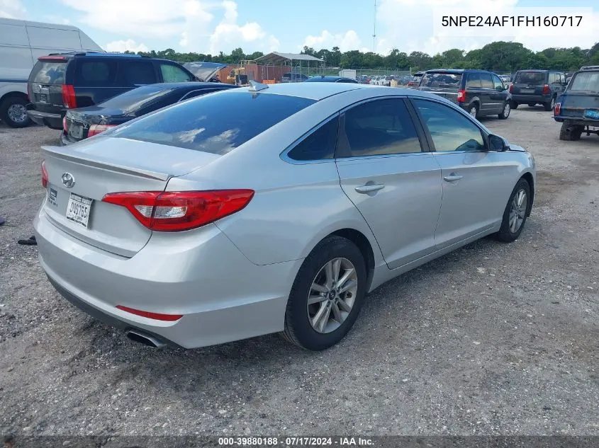 5NPE24AF1FH160717 2015 Hyundai Sonata Se