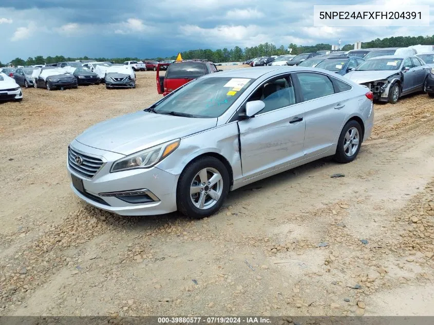 2015 Hyundai Sonata Se VIN: 5NPE24AFXFH204391 Lot: 39880577