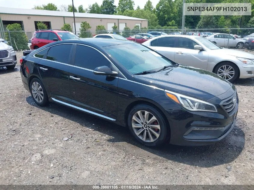 5NPE34AF9FH102013 2015 Hyundai Sonata Sport