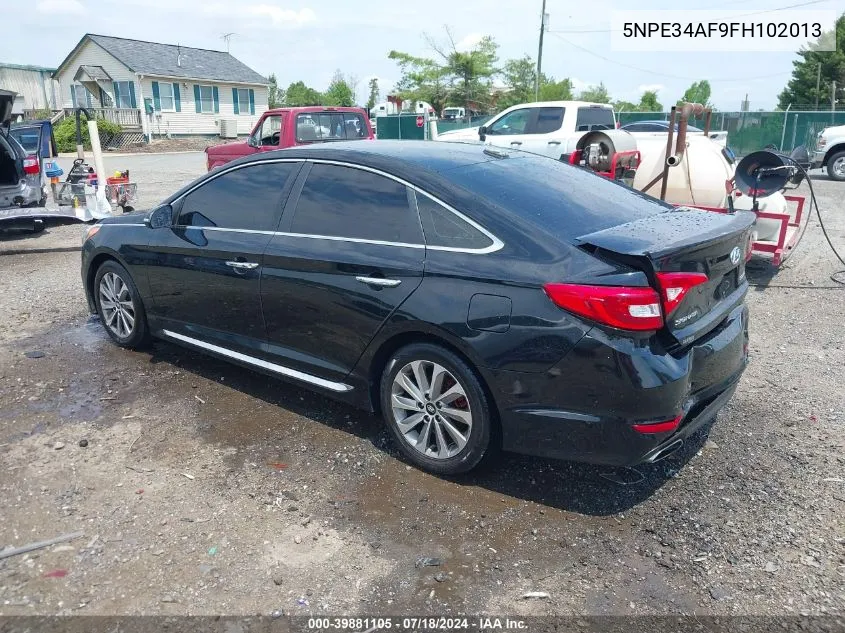 5NPE34AF9FH102013 2015 Hyundai Sonata Sport