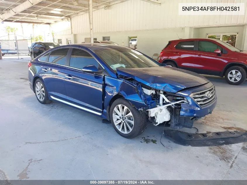 5NPE34AF8FH042581 2015 Hyundai Sonata Sport