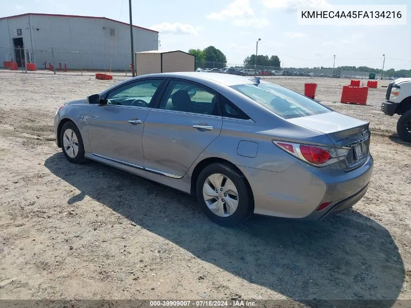 2015 Hyundai Sonata Hybrid VIN: KMHEC4A45FA134216 Lot: 39909007