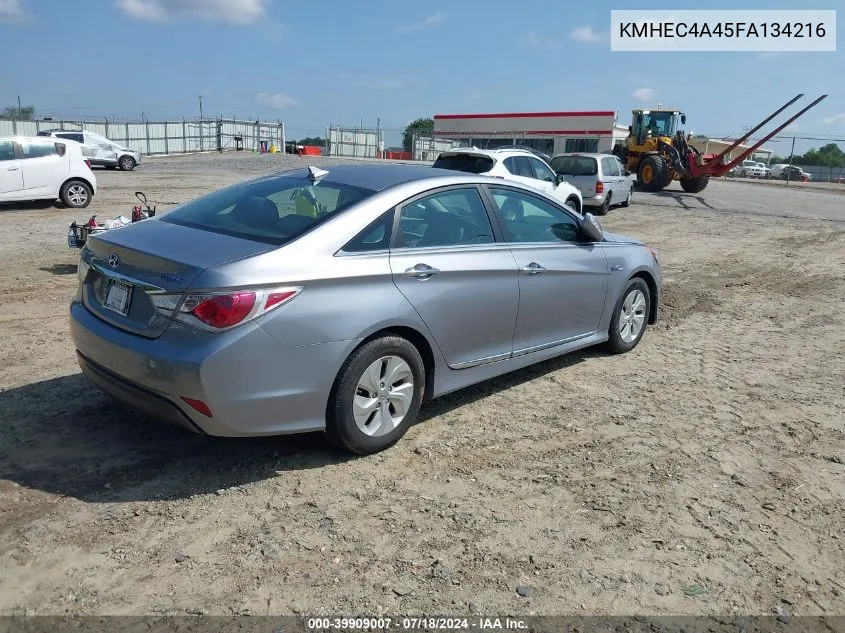 2015 Hyundai Sonata Hybrid VIN: KMHEC4A45FA134216 Lot: 39909007